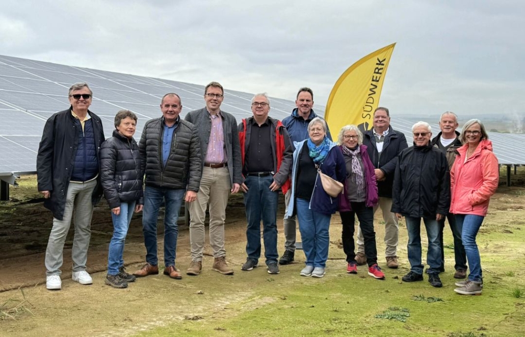 Pressetermin Bürgersolarpark Unterpleichfeld